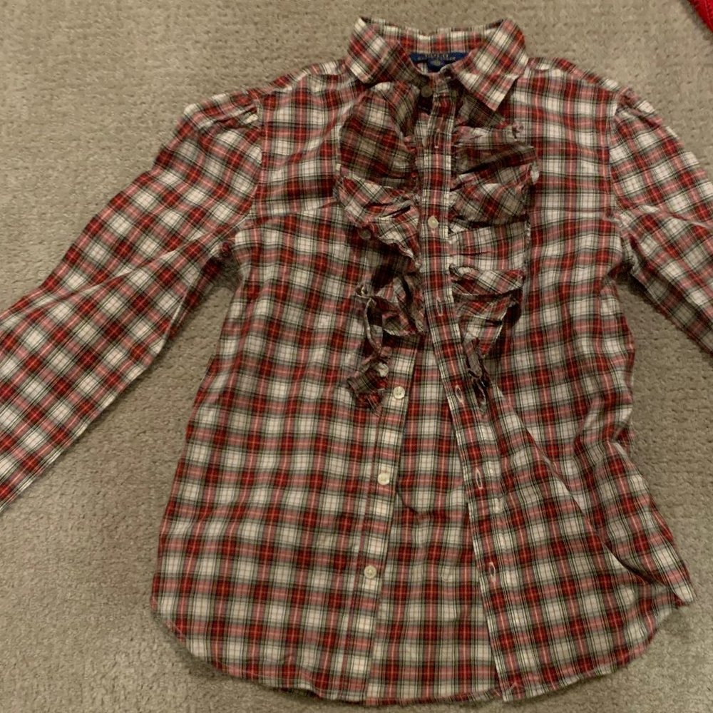 Girls Ralph Lauren Polo Long Sleeve Top